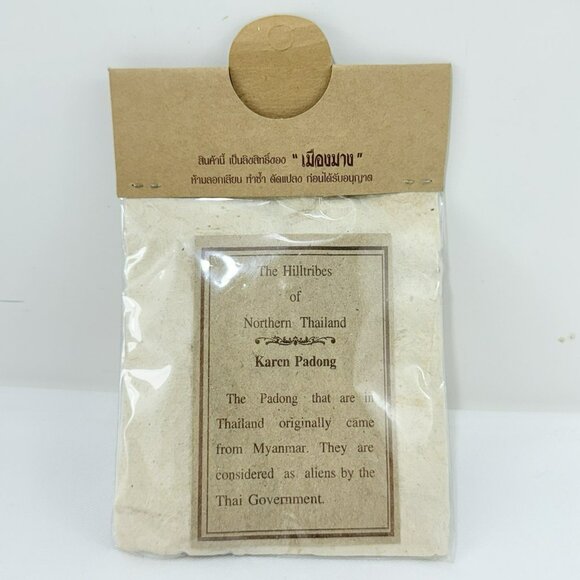 Karen Padong Long Neck Tribe Hilltribes Magnet Resin Northern Thailand Souvenir - Picture 2 of 10